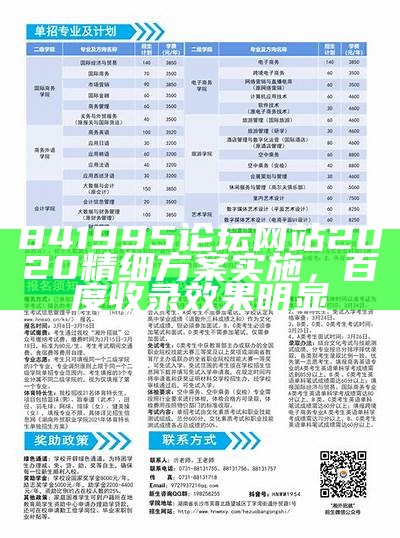 841995论坛网站2020精细方案实施，助力百度收录优化