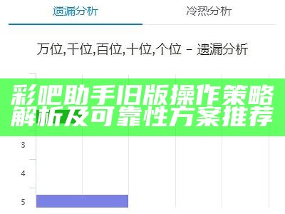 彩吧助手旧版操作策略解析及可靠性方案推荐