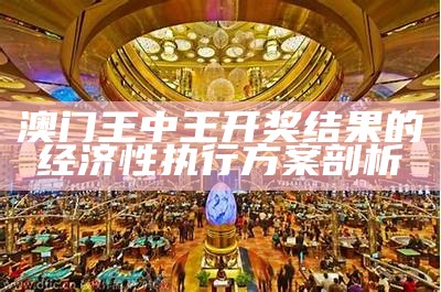 澳门王中王开奖结果的经济性执行方案剖析