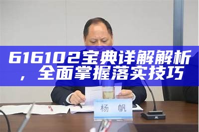 616102宝典详解解析，全面掌握落实技巧